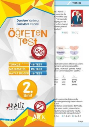 2. Sınıf Öğreten Yaprak Test | benlikitap.com