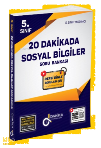 20 Dakikada 5. Sınıf Sosyal Bilgiler Soru Bankası