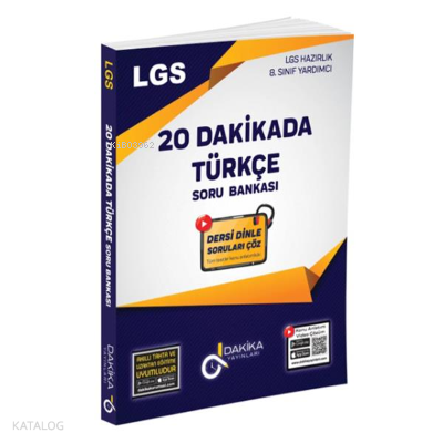 20 Dakikada Lgs Türkçe Soru Bankası