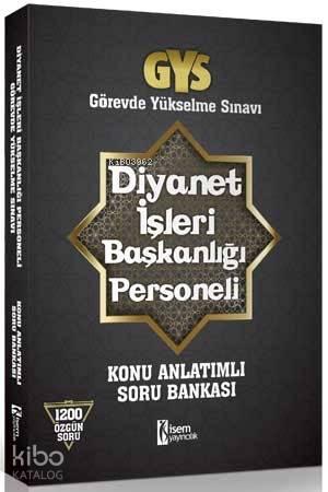2017 GYS Diyanet İşleri Bakanlığı Personeli Görevde Yükselme Sınavı Konu Anlatımlı Soru Bankası