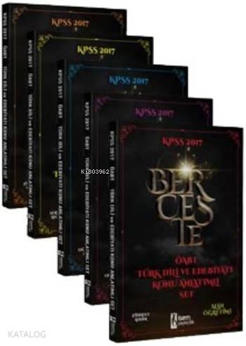 2017 KPSS ÖABT Türk Dili ve Edebiyatı Öğretmenliği Konu Anlatımlı Modüler Set 5 Kitap