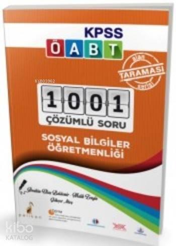2018 KPSS ÖABT Sosyal Bilgiler Öğretmenliği 1001 Çözümlü Soru