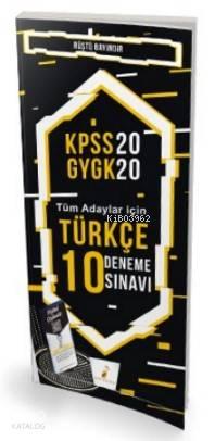 2020 KPSS Türkçe 10 Deneme Sınavı Dijital Çözümlü