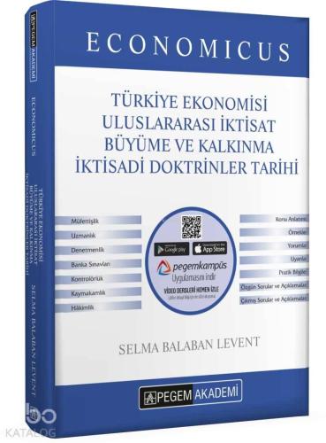2021 KPSS A Grubu Economicus Türkiye Ekonomisi, Uluslararası İktisat, Büyüme ve Kalkınma; İktisadi Doktrinler Tarihi Konu Anlatımı