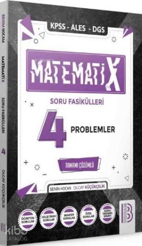 2021 KPSS ALES DGS MatematiX Soru Fasikülleri 4 Problemler | benlikita