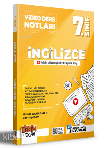 2022 7.Sınıf İngilizce Video Ders Notları (Konu Anlatımı)