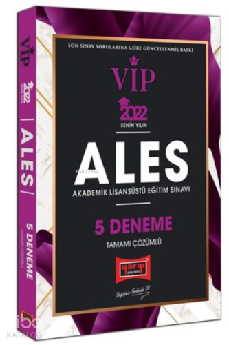 2022 ALES VIP Tamamı Çözümlü 5 Deneme | benlikitap.com