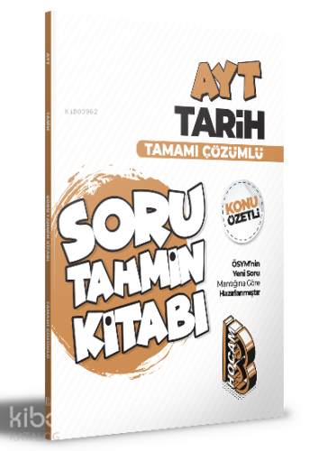 2022 AYT Tarih Konu Özetli ve Tamamı Çözümlü Soru Tahmin Kitabı | benl