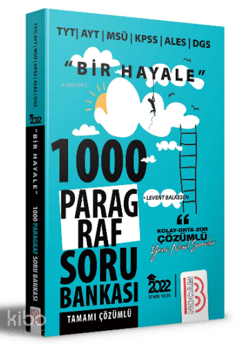 2022 Bir Hayale Serisi Tüm Sınavlar İçin Paragraf Tamamı Çözümlü Soru 