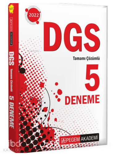 2022 DGS Tamamı Çözümlü 5 Deneme