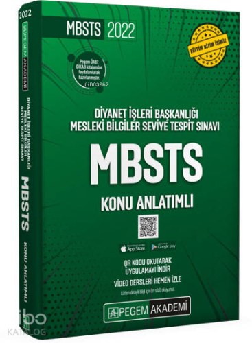 2022 Diyanet İşleri Başkanlığı Mesleki Bilgiler Seviye Tespit Sınavı MBSTS Konu Anlatımlı