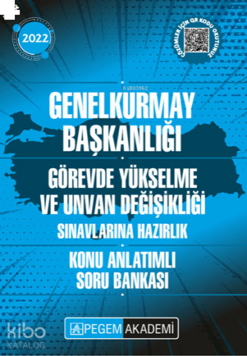 2022 Genelkurmay Başkanlığı Görevde Yükselme Konu Anlatımlı Soru Bankası