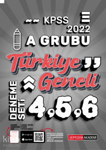 2022 KPSS A Grubu 4-5-6 (3'lü Deneme)