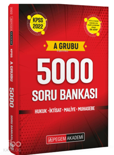2022 KPSS A Grubu 5000 Soru Bankası
