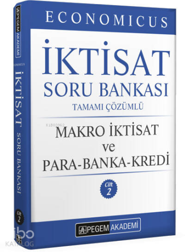 2022 KPSS A Grubu Economicus Makro İktisat ve Para-Banka-Kredi Cilt 2 