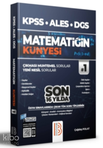 2022 KPSS ALES DGS Matematiğin Künyesi | benlikitap.com