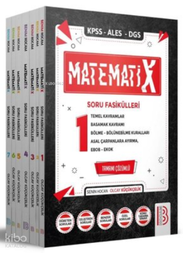 2022 KPSS ALES DGS MatematiX Soru Fasikülleri Seti | benlikitap.com