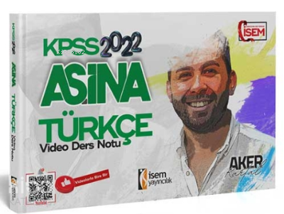 2022 KPSS Aşina Türkçe;Video Ders Notu