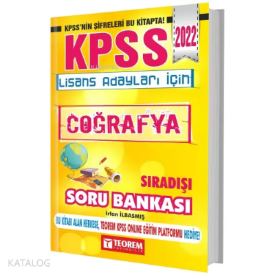 2022 KPSS Coğrafya Sıradışı Soru Bankası