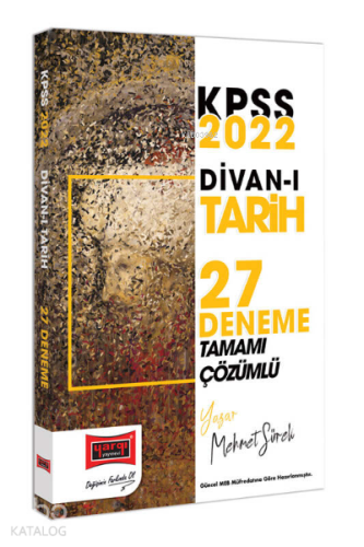 2022 KPSS Divan-ı Tarih Tamamı Çözümlü 27 Deneme