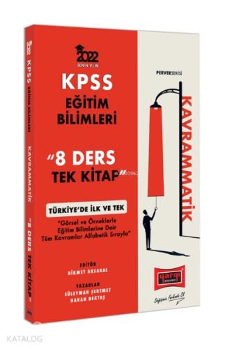 2022 KPSS Eğitim Bilimleri 8 Ders Tek Kitap Kavrammatik Konu Anlatımı