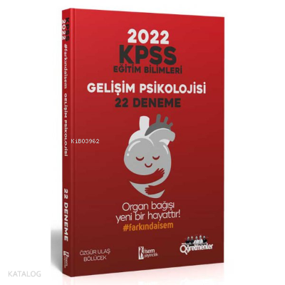 2022 KPSS Eğitim Bilimleri Gelişim Psikolojisi 22 Deneme | benlikitap.