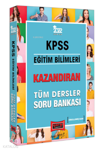 2022 KPSS Eğitim Bilimleri Kazandıran Tüm Dersler Soru Bankası | benli