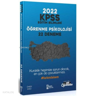 2022 KPSS Eğitim Bilimleri Öğrenme Psikolojisi 22 Deneme | benlikitap.