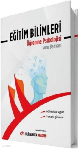 2022 KPSS Eğitim Bilimleri Öğrenme Psikolojisi Tamamı Çözümlü Soru Bankası Dijital Hoca Akademi