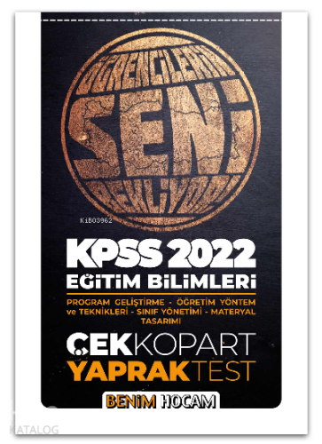 2022 KPSS Eğitim Bilimleri Program Geliştirme - Öğretim Yöntem ve Tekn