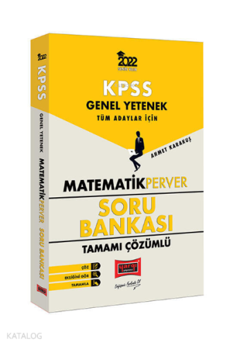 2022 KPSS Genel Yetenek Matematik Perver Tamamı Çözümlü Soru Bankası