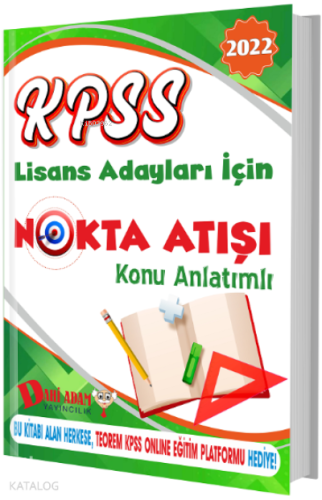 2022 KPSS Lisans Nokta Atışı Konu Kitabı | benlikitap.com
