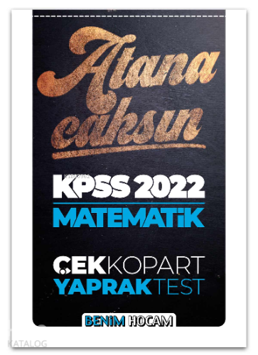2022 KPSS Matematik Çek Kopart Yaprak Test | benlikitap.com