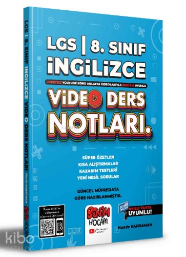 2022 LGS 8.Sınıf İngilizce Video Ders Notları (Konu Anlatımı)