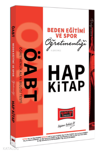2022 ÖABT Beden Eğitimi ve Spor Öğretmenliği Hap Kitap | benlikitap.co