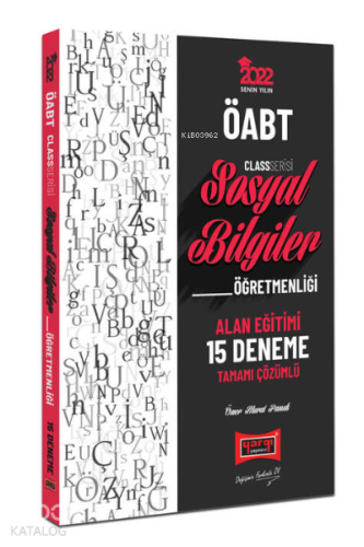 2022 ÖABT Class Sosyal Bilgiler Öğretmenliği Alan Eğitimi 15 Deneme Sınavı
