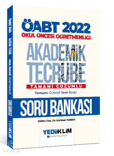 2022 ÖABT Okul Öncesi Öğretmenliği Akademik Tecrübe Tamamı Çözümlü Soru Bankası