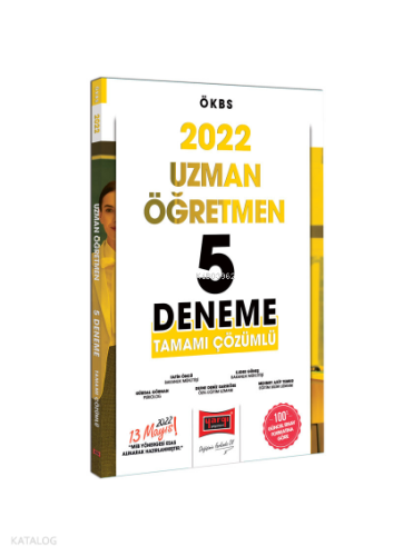 2022 ÖKBS Uzman Öğretmen Tamamı Çözümlü 5 Deneme Sınavı
