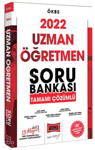 2022 ÖKBS Uzman Öğretmen Tamamı Çözümlü Soru Bankası
