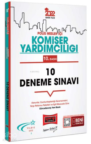 2022 Polis Meslek İçi Komiser Yardımcılığı 10 Deneme Sınav | benlikita
