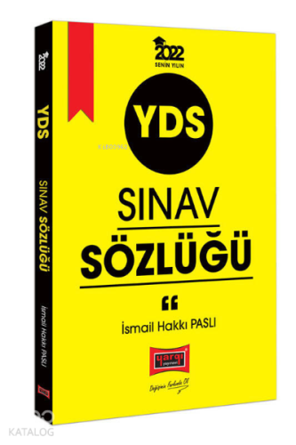 2022 YDS Sınav Sözlüğü | benlikitap.com