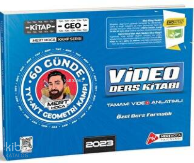 2023 60 Günde Geometri TYT-AYT Geometri Kampı Video Ders Kitabı EKO | 