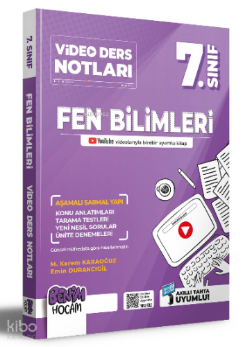 2023 7.sınıf Fen Bilimleri Video Ders Notları (Konu Anlatımı) | benlik