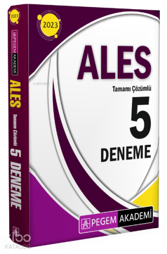 2023 Ales Tamamı Çözümlü 5 Deneme