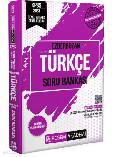 2023 Ezberbozan KPSS Genel Yetenek Genel Kültür Türkçe Soru Bankası | 