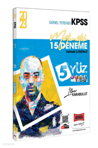 2023 KPSS 5Yüz Matematik Tamamı Çözümlü 15 Deneme | benlikitap.com
