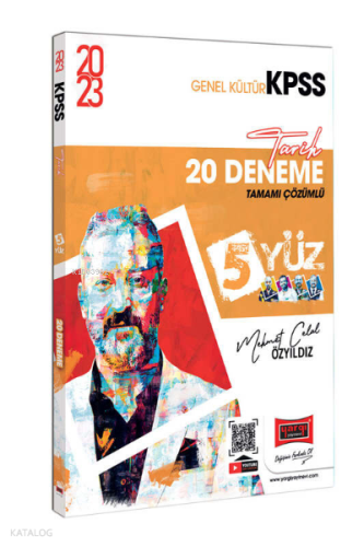 2023 KPSS 5Yüz Tarih Tamamı Çözümlü 20 Deneme | benlikitap.com