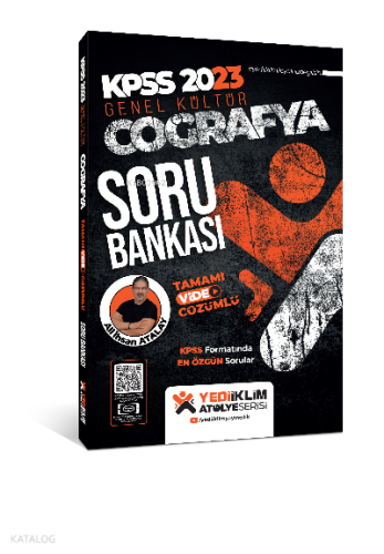 2023 KPSS Atölye Serisi Coğrafya Tamamı Video Çözümlü Soru Bankası