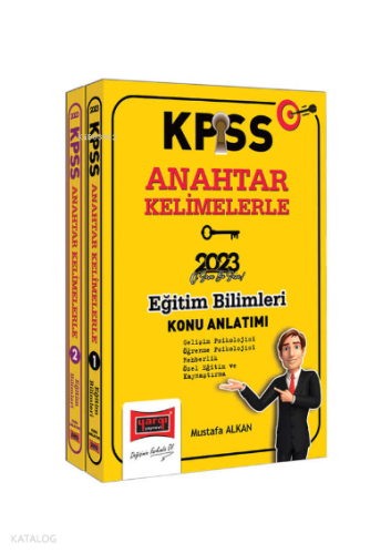 2023 KPSS Eğitim Bilimleri Anahtar Kelimelerle Konu Anlatımı (2 Cilt)