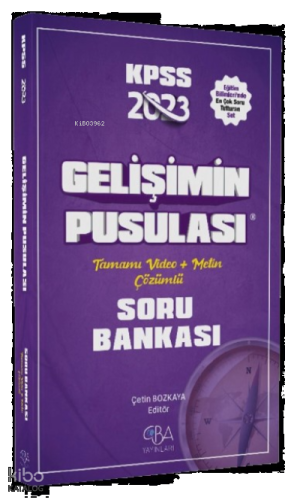 2023 KPSS Eğitim Bilimleri Gelişim Psikolojisinin Pusulası Soru Bankas